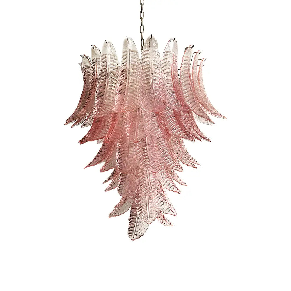 Gorgeous Murano Felci Pink Glass Chandelier product image