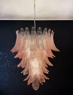 Gorgeous Murano Felci Pink Glass Chandelier product image