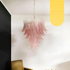 Gorgeous Murano Felci Pink Glass Chandelier product image