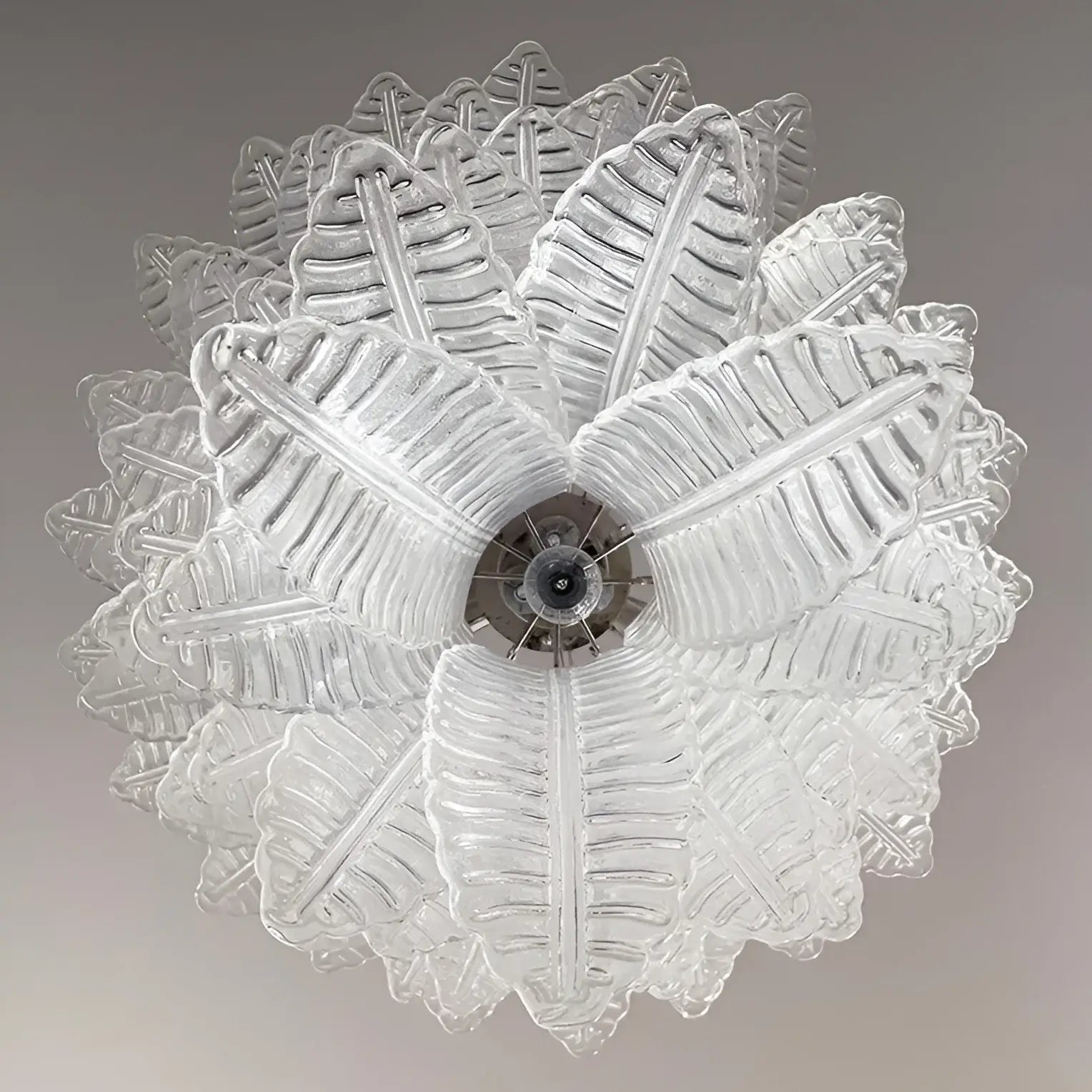 Gorgeous Murano Felci Transparent Glass Chandelier product image