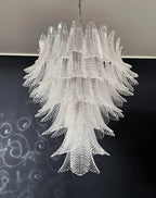 Gorgeous Murano Felci Transparent Glass Chandelier product image