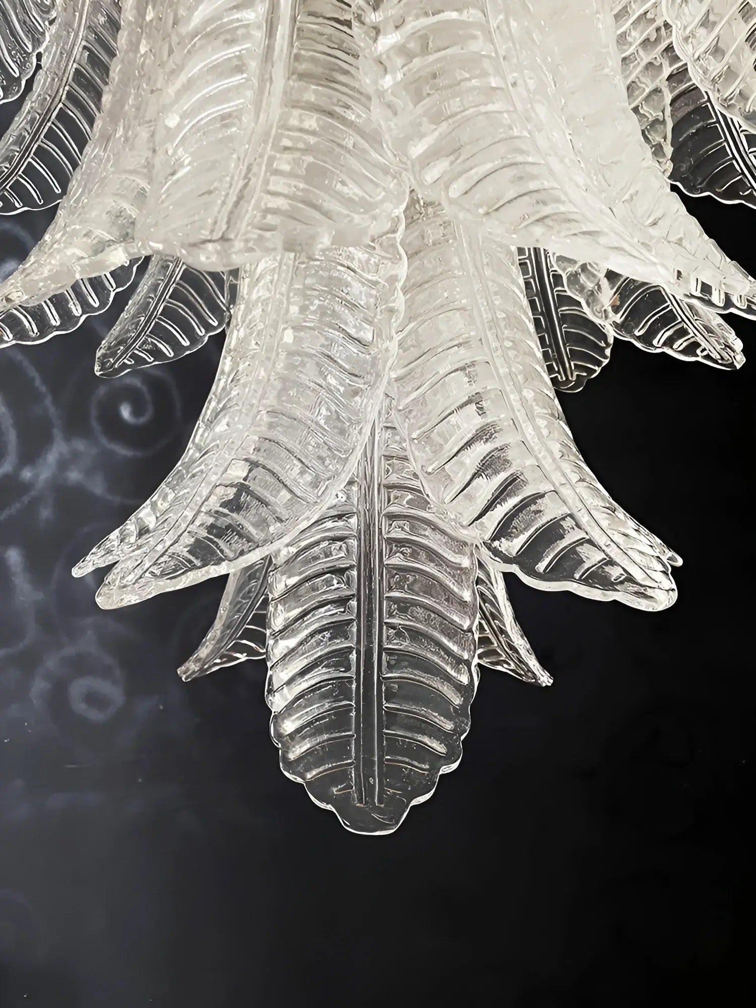 Gorgeous Murano Felci Transparent Glass Chandelier product image