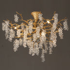 Grape Branch Crystal Chandelier by Bling Lighting Studio