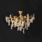 Grape Branch Crystal Chandelier by Bling Lighting Studio