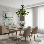 Green Ares Murano Glass Chandelier additional product view