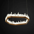 Selenite LED Chandelier for Luxury Interiors by Bling Lighting Studio