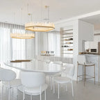 Selenite LED Chandelier for Luxury Interiors by Bling Lighting Studio