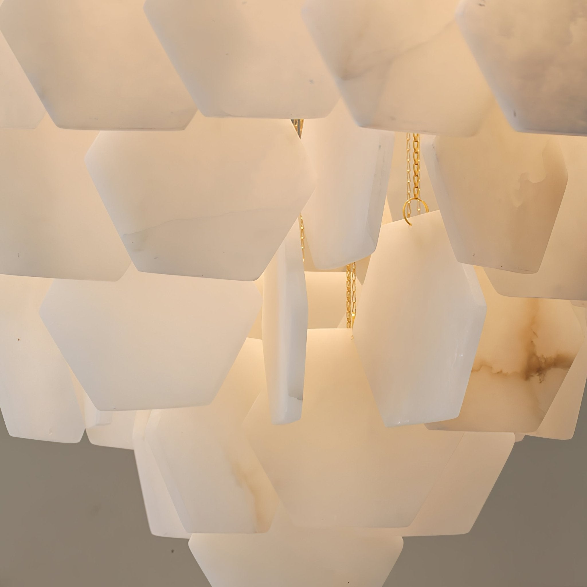 Hexa Alabaster Cascade Chandelier product image