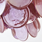 Pink Disc Murano Chandelier product image