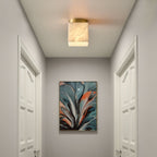 Budnick Alabaster Ceiling Light