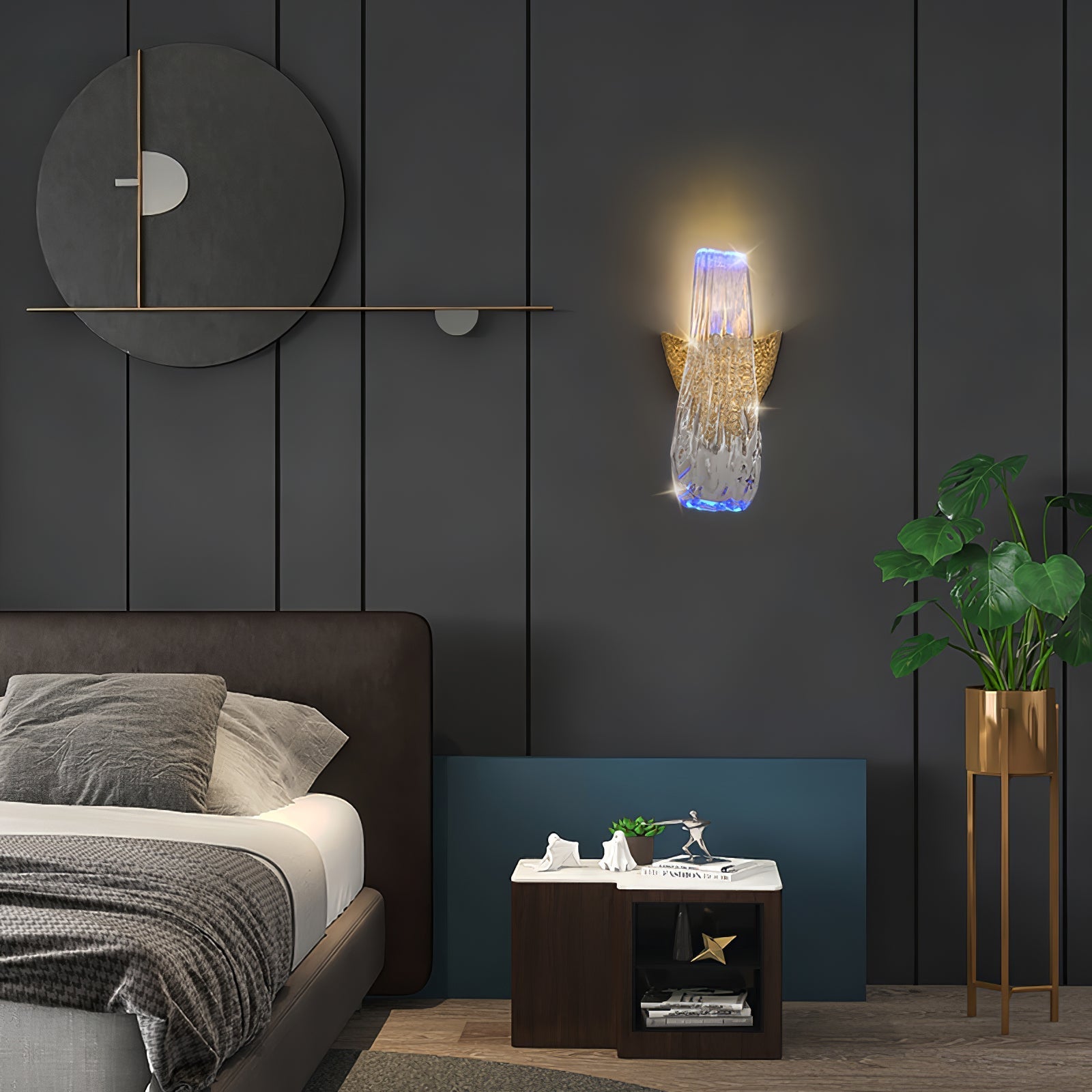 Icarus Daedalus Branch Wall Sconce by Bling Lighting Studio