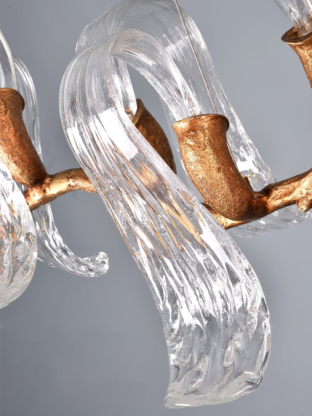 Icarus Wings Horizontal Branch Chandelier by Bling Lighting Studio
