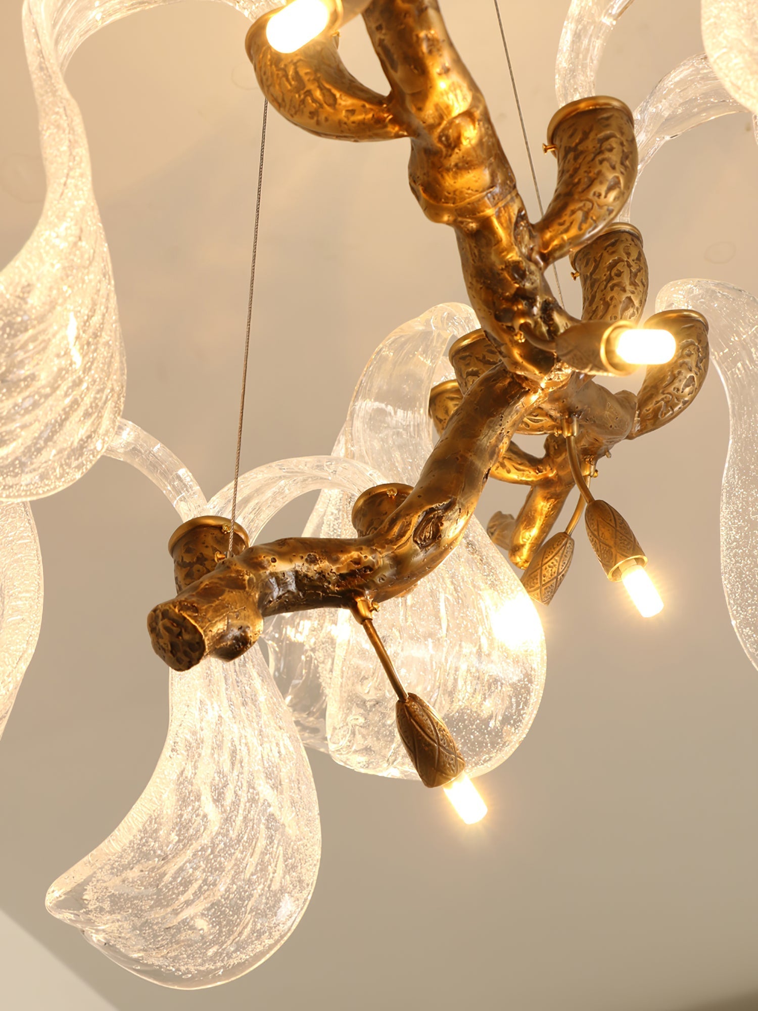 Icarus Wings Horizontal Branch Chandelier by Bling Lighting Studio