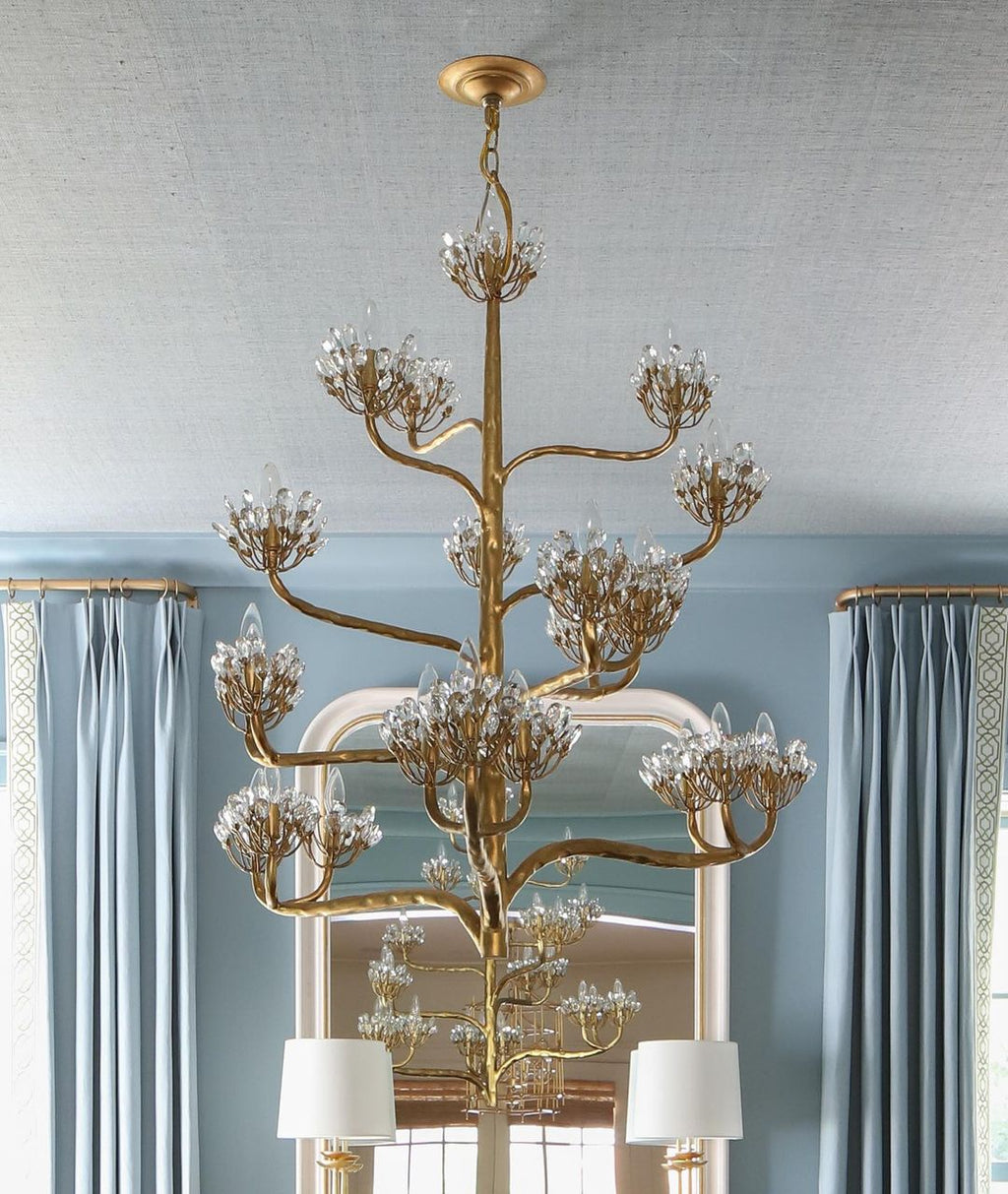 Mina Luxury Branch Flower Chandelier by Bling Lighting Studio