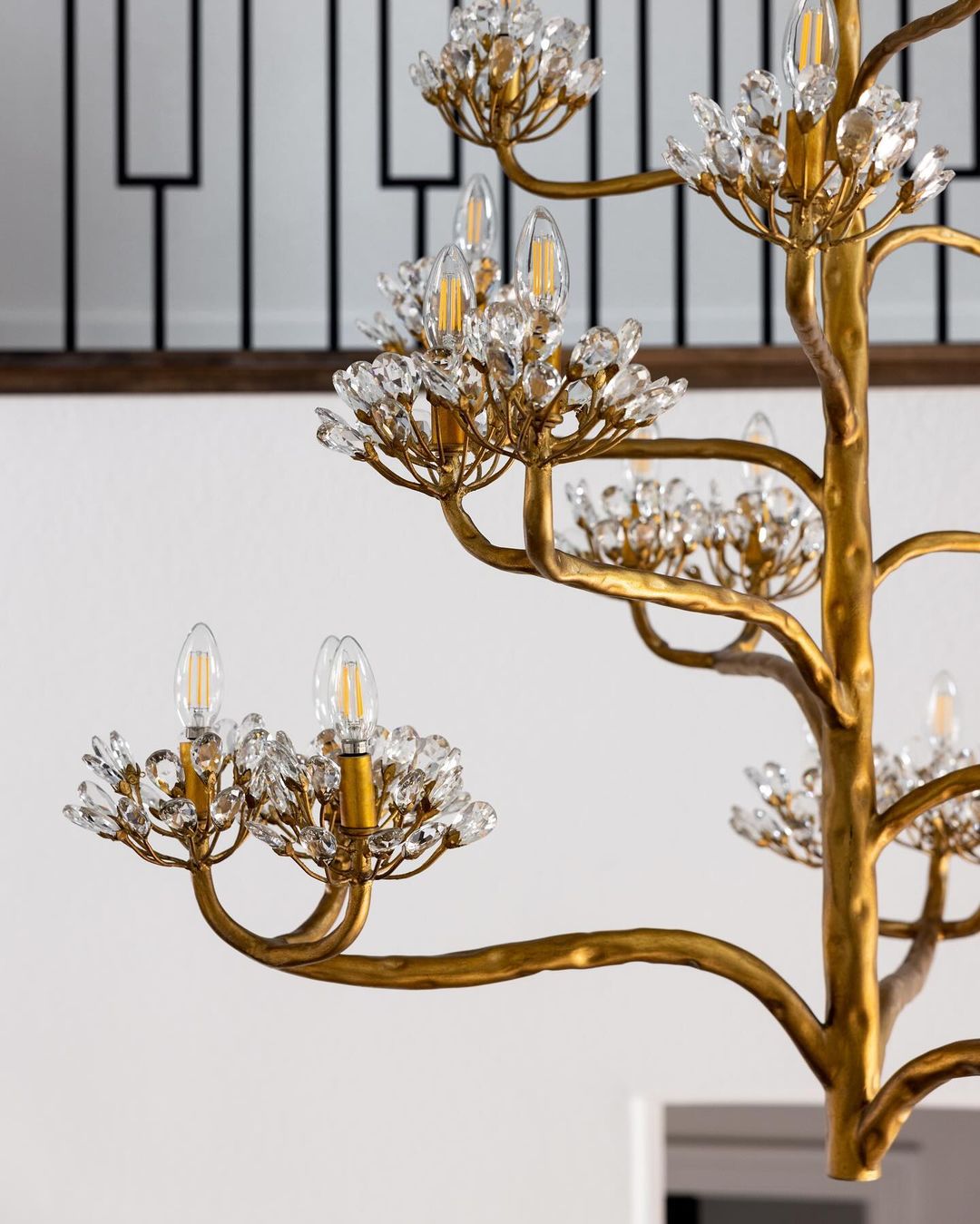 Mina Luxury Branch Flower Chandelier by Bling Lighting Studio
