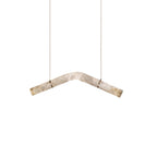 Infinity Alabaster Pendant Lamp by Bling Lighting Studio