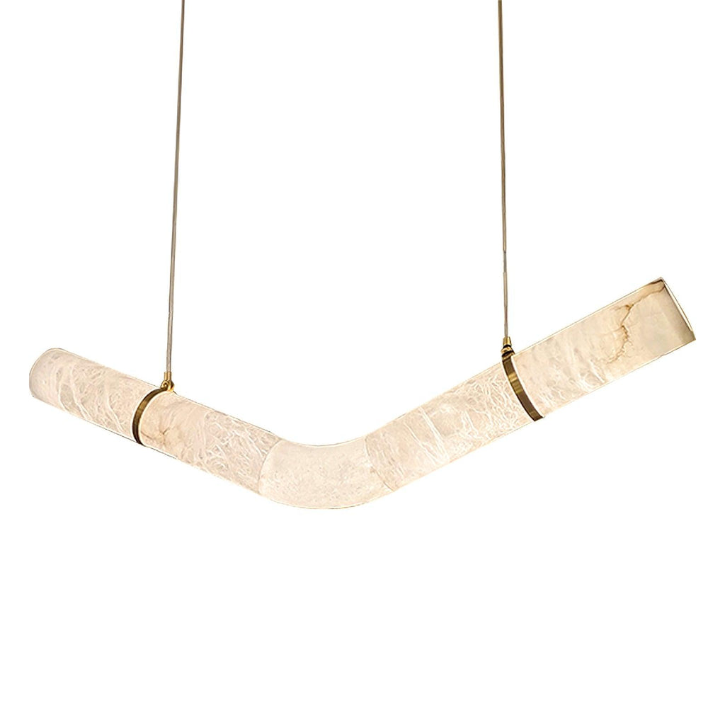Infinity Alabaster Pendant Lamp by Bling Lighting Studio