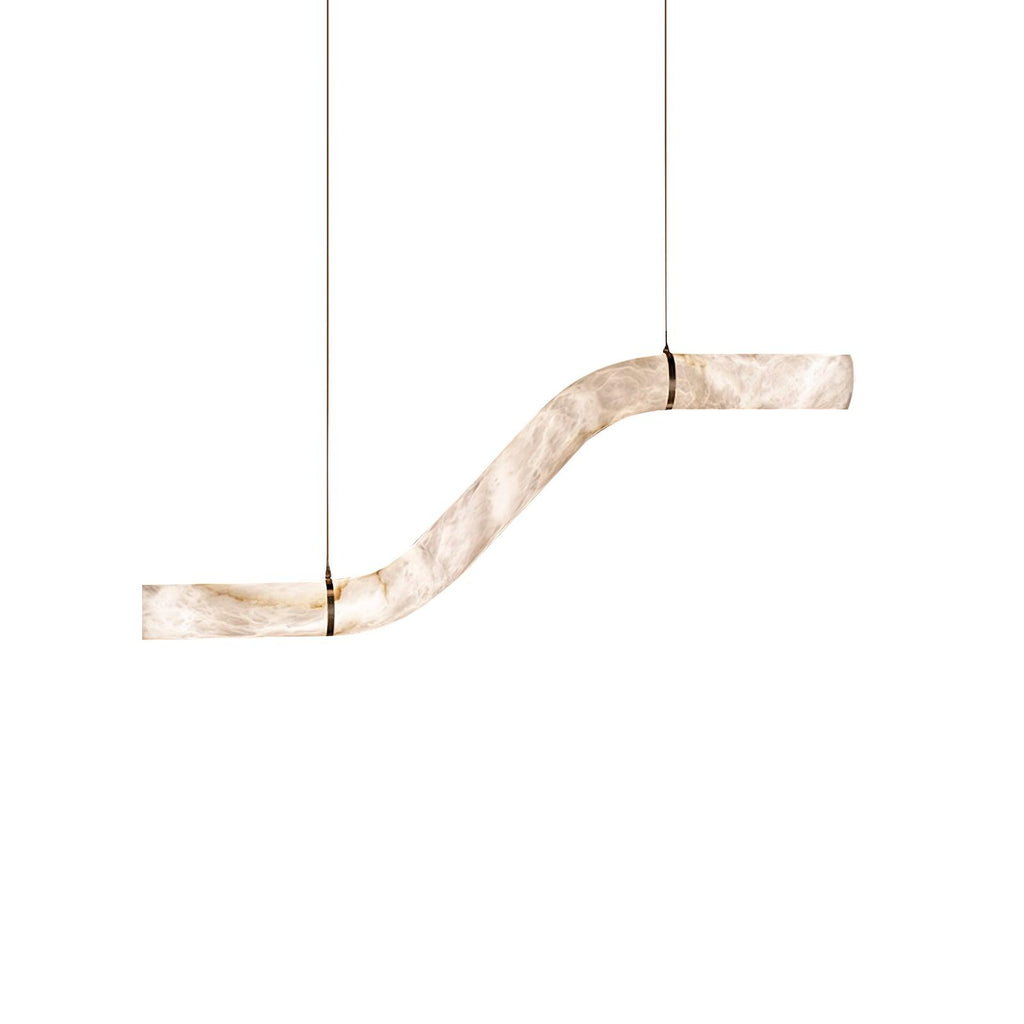 Infinity Alabaster Pendant Lamp by Bling Lighting Studio