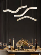 Infinity Alabaster Pendant Lamp by Bling Lighting Studio
