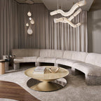 Streamlined Alabaster Pendant Lamp by Bling Lighting Studio