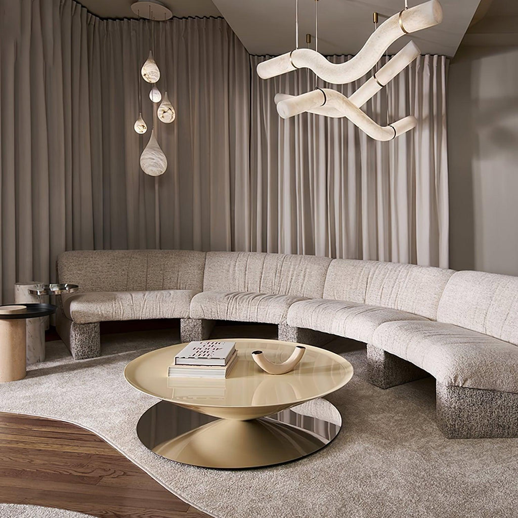 Infinity Alabaster Pendant Lamp by Bling Lighting Studio