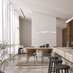 Infinity Alabaster Pendant Lamp by Bling Lighting Studio