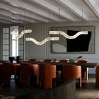 Infinity Alabaster Pendant Lamp by Bling Lighting Studio