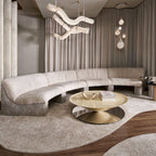 Streamlined Alabaster Pendant Lamp by Bling Lighting Studio