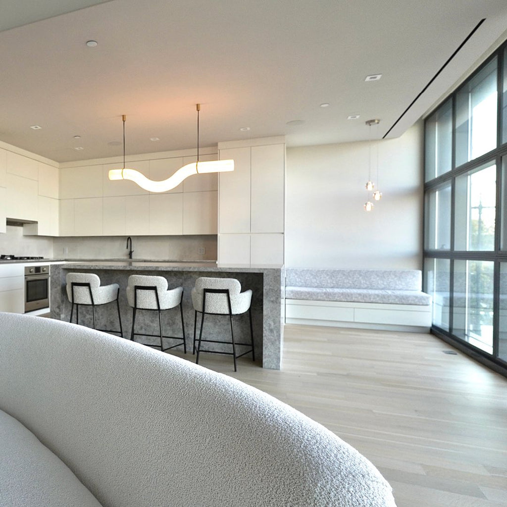Infinity Alabaster Pendant Lamp by Bling Lighting Studio