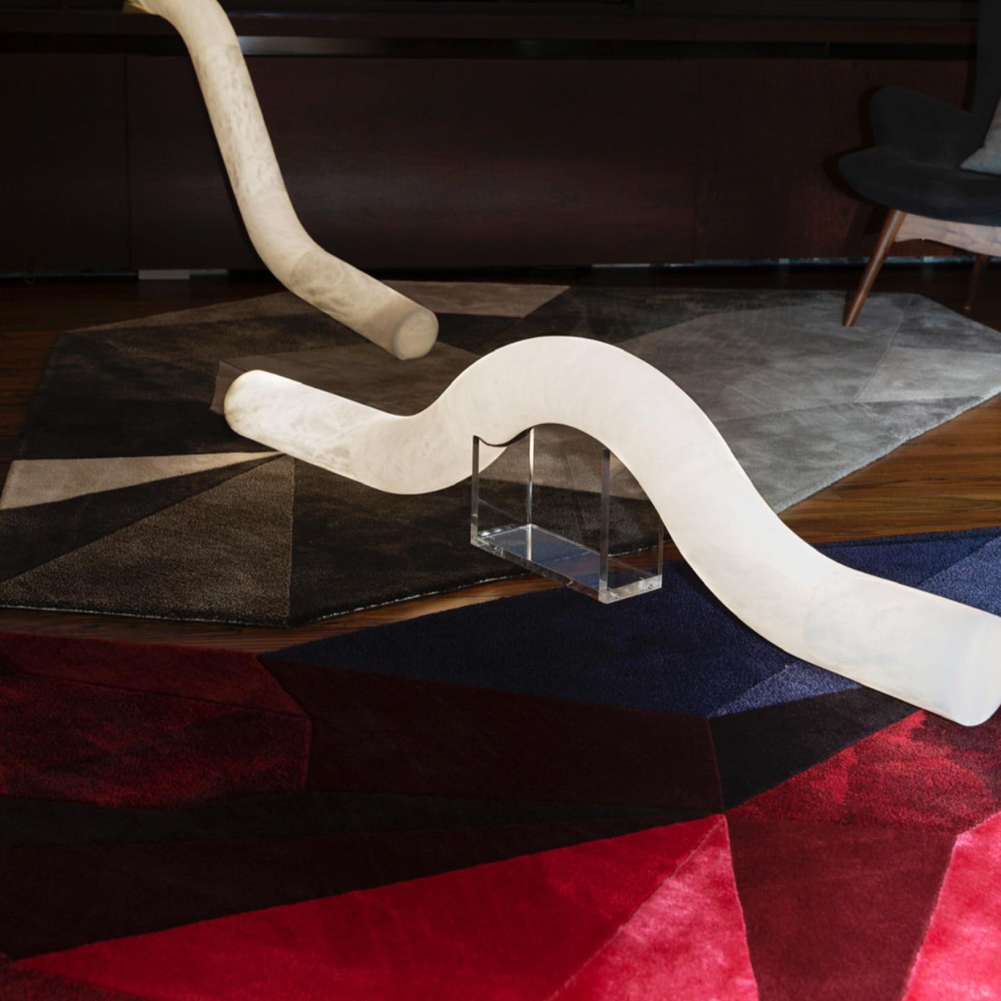 Infinity Alabaster Pendant Lamp by Bling Lighting Studio