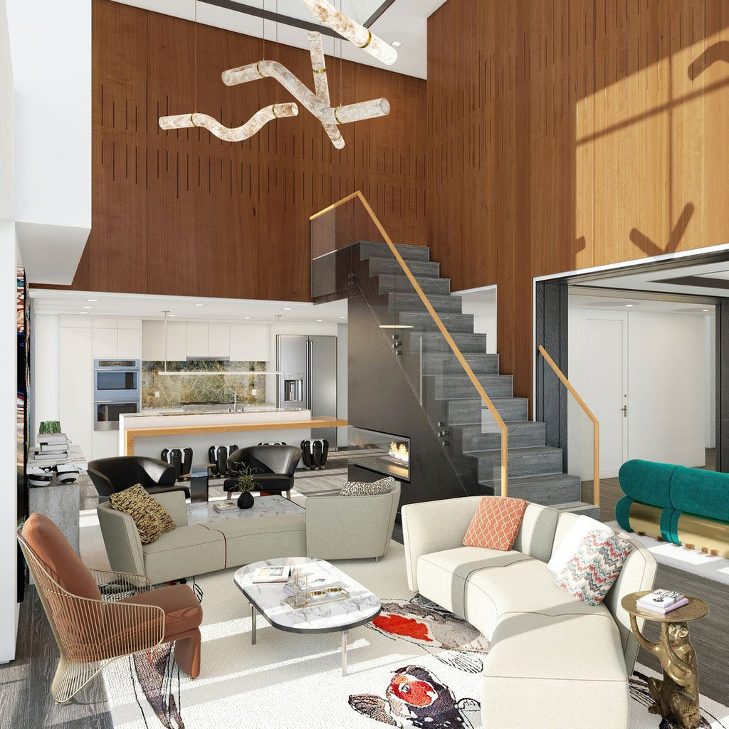 Infinity Alabaster Pendant Lamp by Bling Lighting Studio