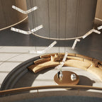 Infinity Alabaster Pendant Lamp by Bling Lighting Studio
