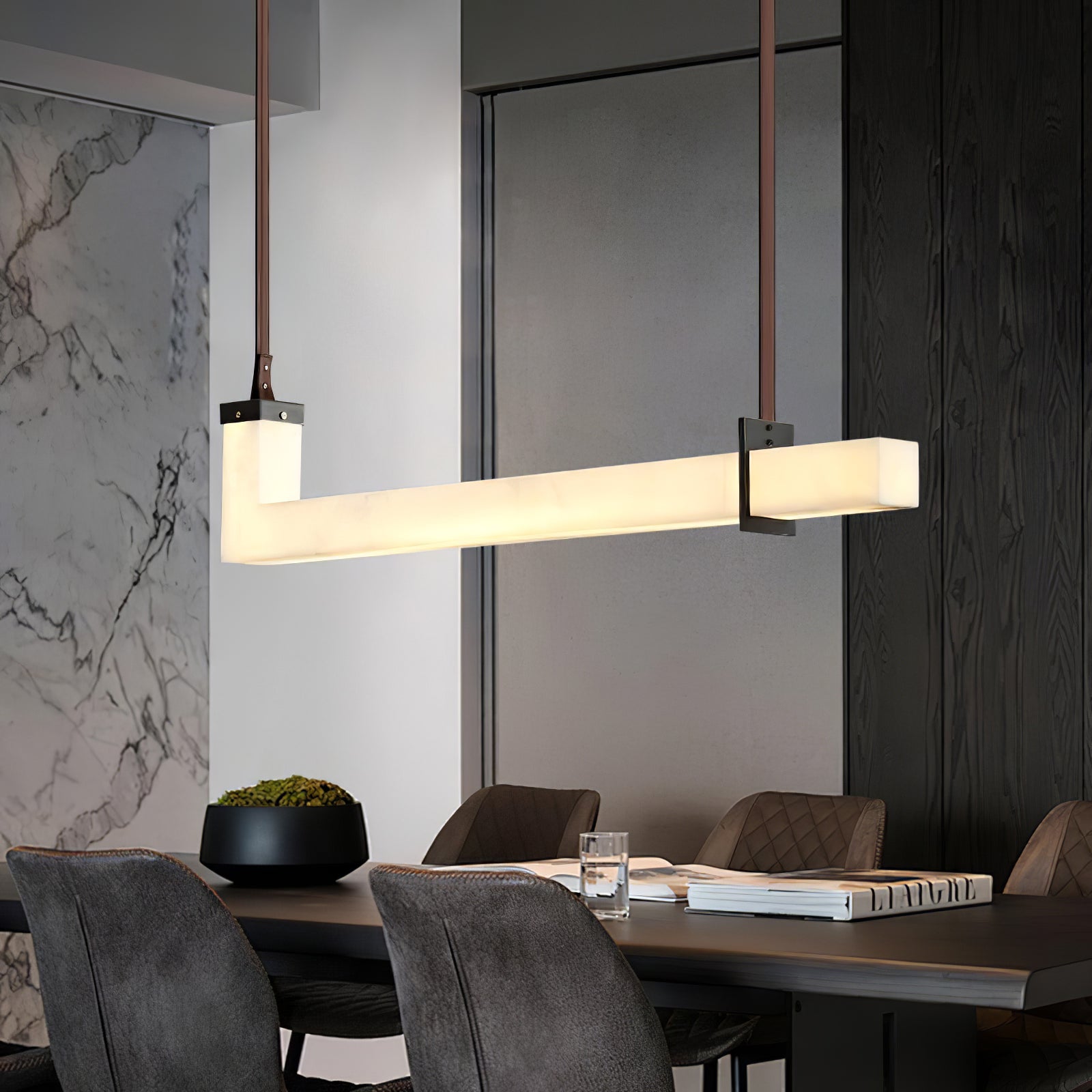 L-Axis Pendant Lamp by Bling Lighting Studio