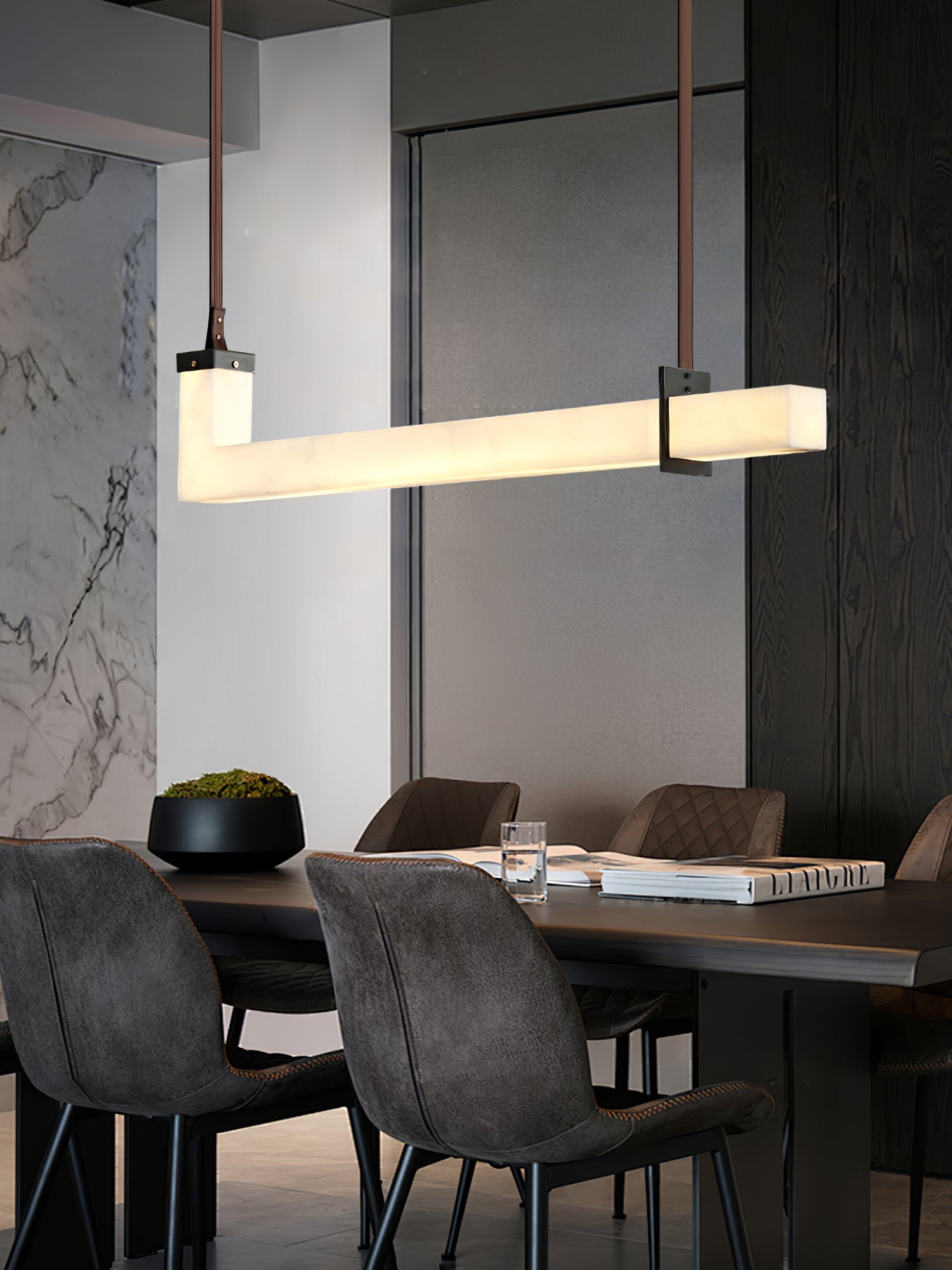 L-Axis Pendant Lamp by Bling Lighting Studio