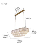 Stairwell Luxury Modern LED High Ceiling Large Alabaster Chandelier by Bling Lighting Studio