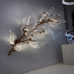 Leaf Art Branch Wall Light lamp by Bling Lighting Studio