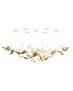 Nature Branch LED Chandelier material and finish detail