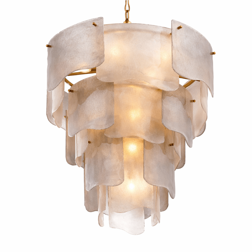 Liora Melted Murano Glass Chandelier
