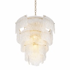 Liora Melted Murano Glass Chandelier