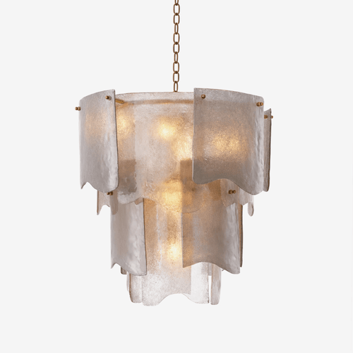 Liora Melted Murano Glass Chandelier
