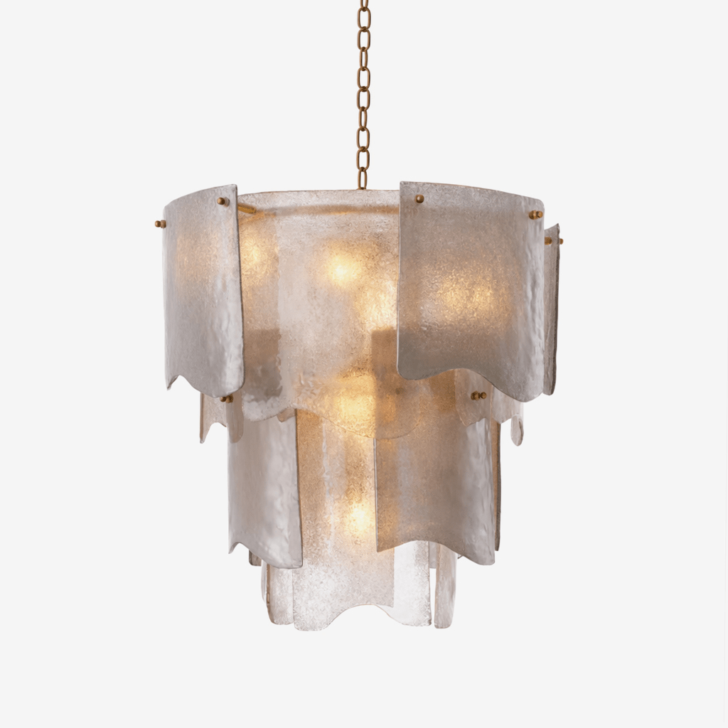 Liora Melted Murano Glass Chandelier