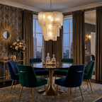 Liora Melted Murano Glass Chandelier