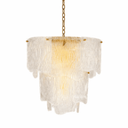 Liora Melted Murano Glass Chandelier