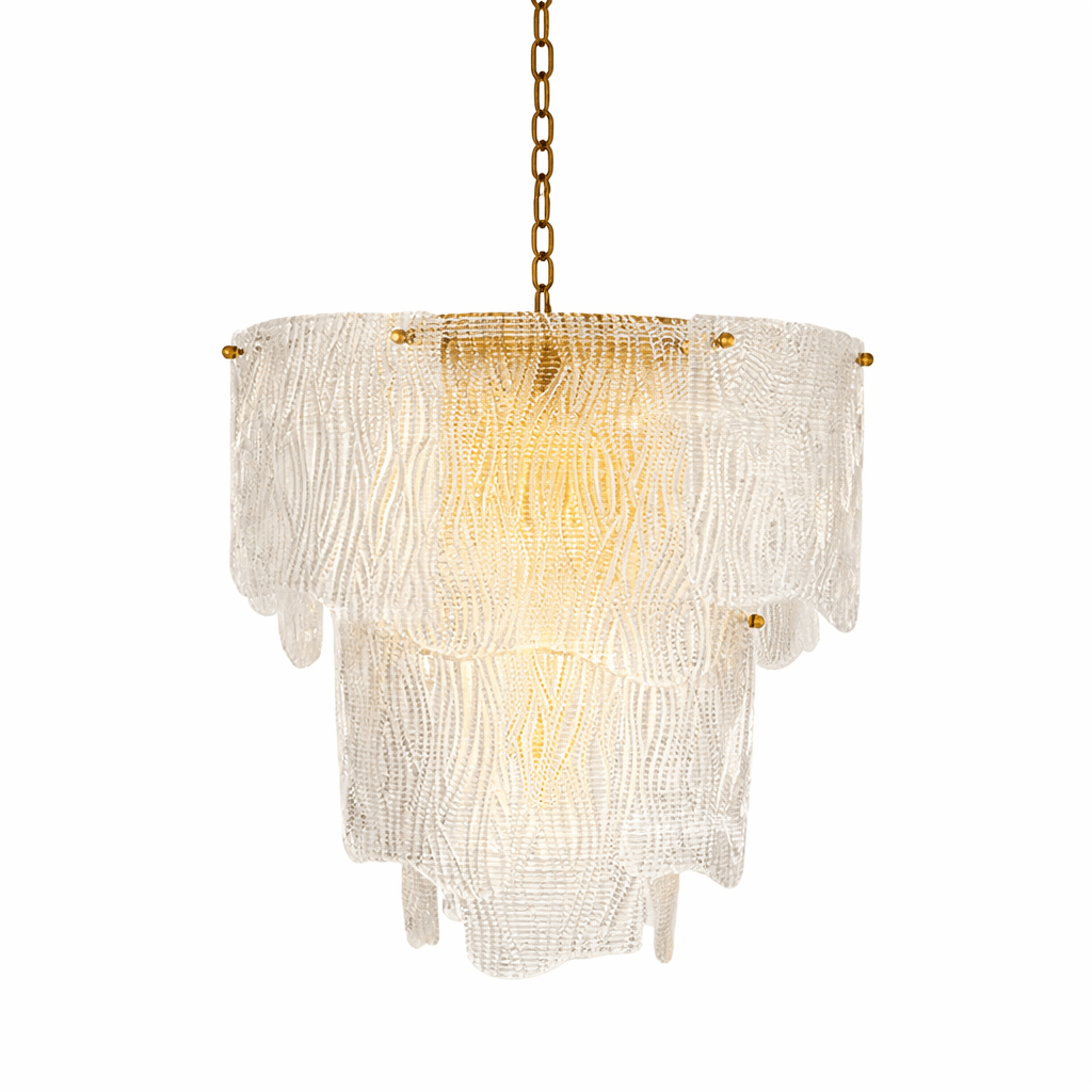 Liora Melted Murano Glass Chandelier