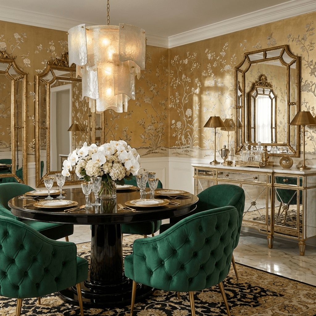 Liora Melted Murano Glass Chandelier