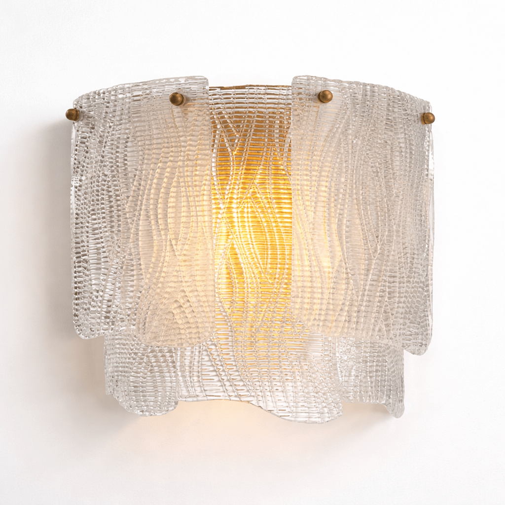 Liora Melted Murano Glass Wall Lamp