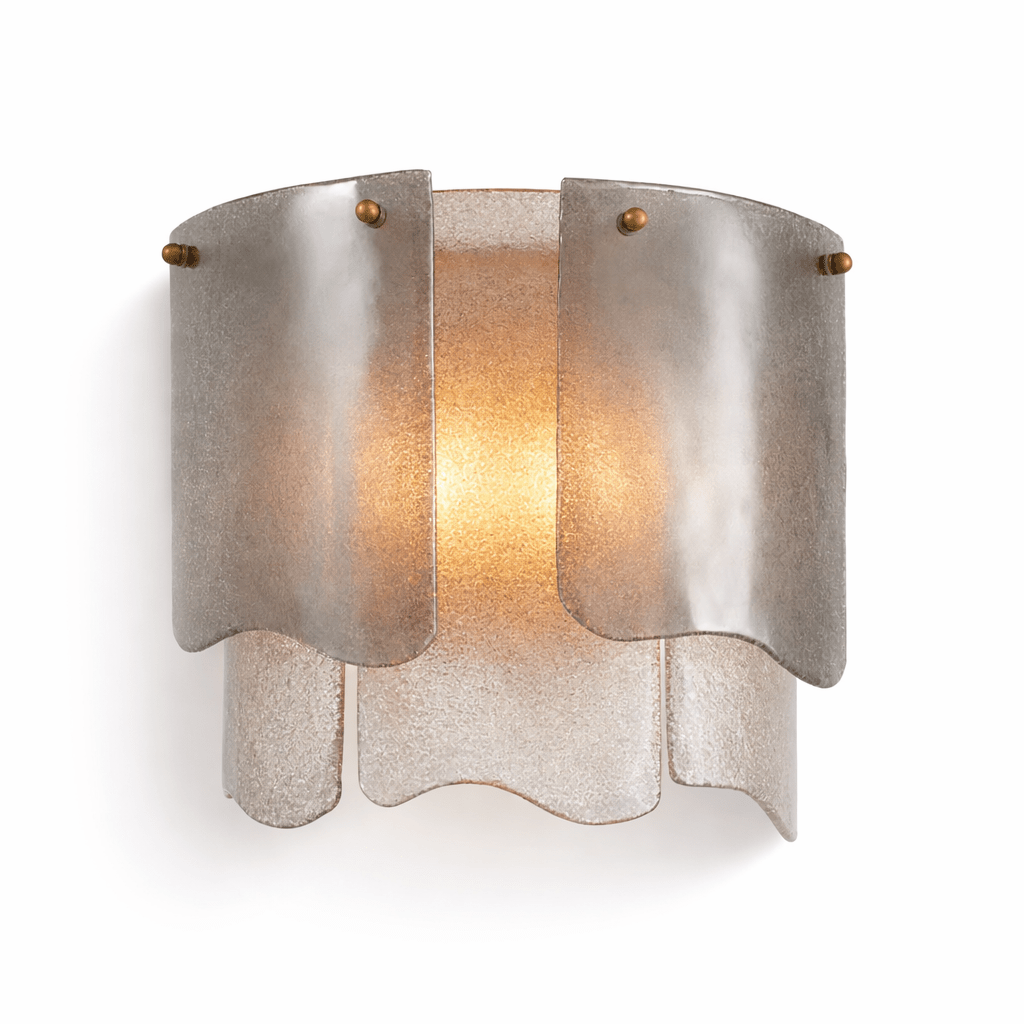 Liora Melted Murano Glass Wall Lamp