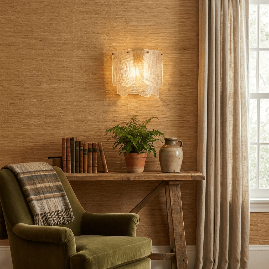 Liora Melted Murano Glass Wall Lamp