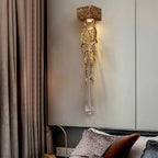 Liquid Drop Branch Wall Lamp by Bling Lighting Studio