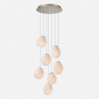 Liquid Glass Stone Pendant Light